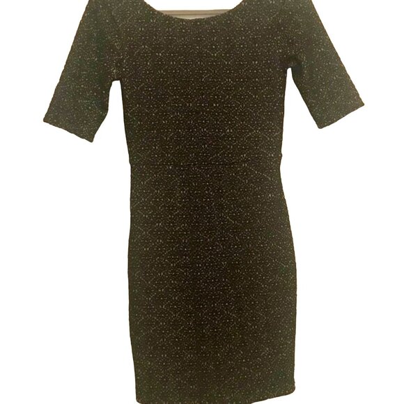 Free People Women's Lady Pucker Black Scoop-Back Bodycon Cocktail Dress.‎ Size S - Picture 2 of 12